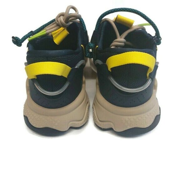 Adidas Ozweego Zip Marathon Running Shoes Sneakers H67663 Legend Ink Yellow Sz 5 - Picture 6 of 8